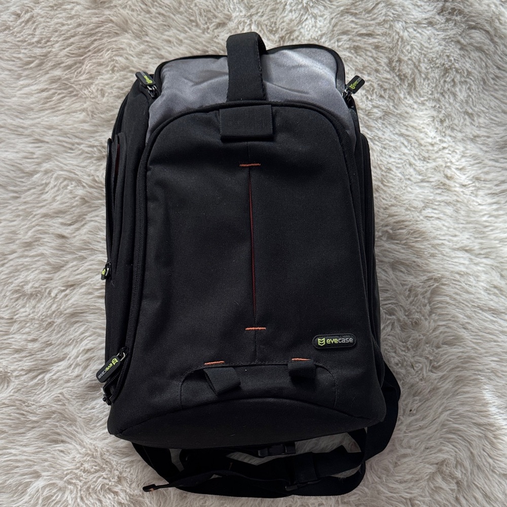 Black and Gray Camera Backpack